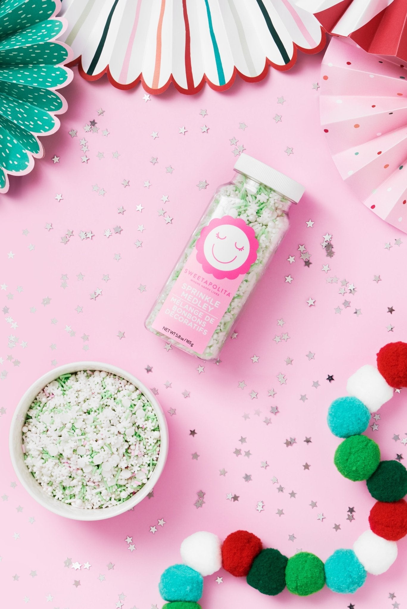 Peppermint Patty Sprinkle Medley Bulk - Sweetapolita